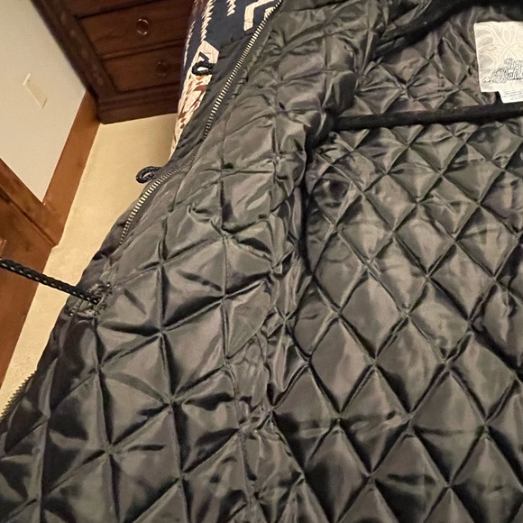 BB Dakota zip up black hooded jacket size M - Picture 7 of 8